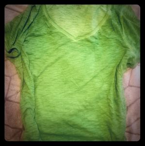 Lane Bryant v-neck tee shirt with side ruching